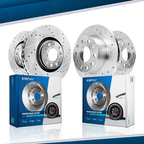 Discos Freno Ranurados Audi A3 Quattro Vw Jetta 2010-2022