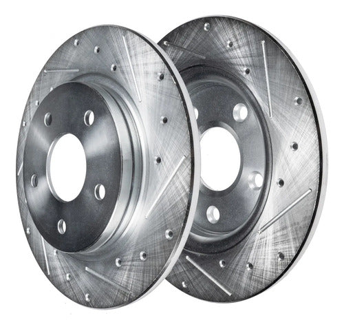Discos Freno Ranurados Ford Explorer Taurus Flex 2009-2019