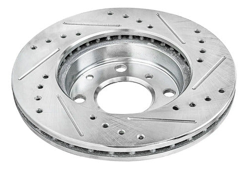 Kit Frenos Discos Ranurados Honda Civic Del Sol 1990-2000
