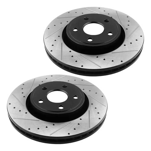 Kit Frenos Discos Ranurados Toyota Avalon Camry 2013-2017