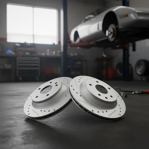 Discos Freno Trasero Chevrolet Corvette 1988-1996 Ranurados
