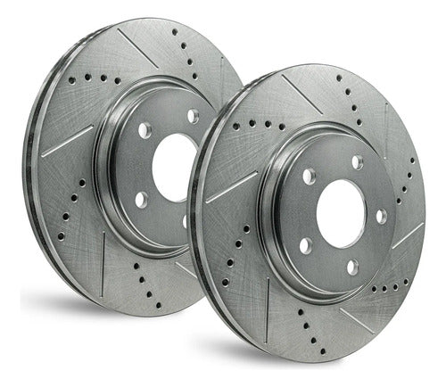 Discos Freno Traseros Ranurados Ford Mustang 1995-2004