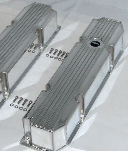 Tapas de Punterías Aluminio Con Aletas Fabricadas Big Block Dodge Plymouth Chrysler 383
