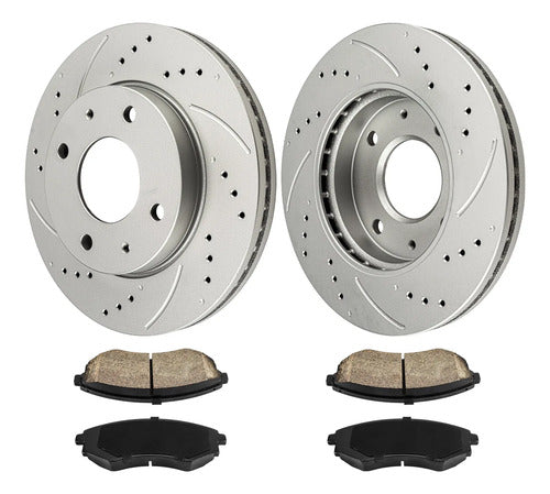 Kit Frenos Hyundai Elantra Tiburon 1998 A 2006 Delanteros