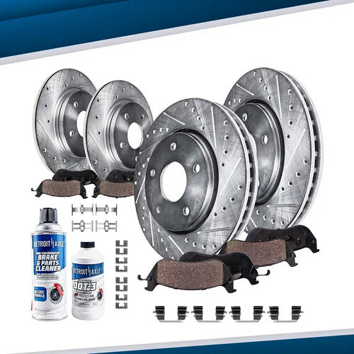 Kit Frenos Discos Ranurados Honda Civic 2006-2011
