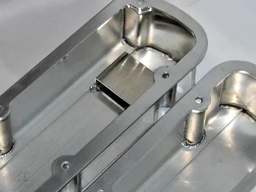 Tapas de Punterías Aluminio Altas Con Aletas Fabricadas Ford 289 302 351W Windsor