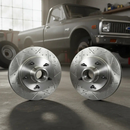 Discos Freno Ranurados Chevrolet Silverado Cheyenne 1971-91