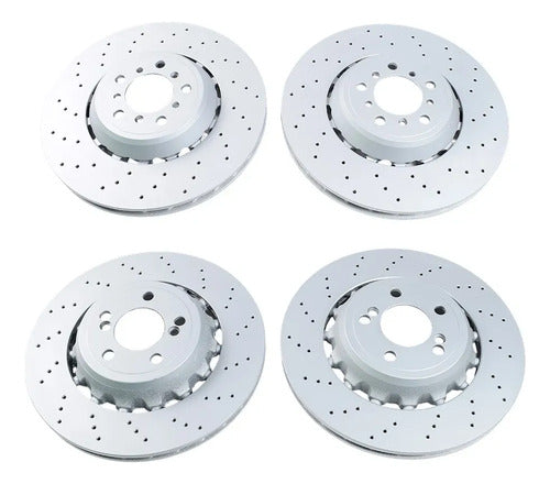 Discos Freno Bmw M3 M4 M2 2015-2020 Delantero Trasero