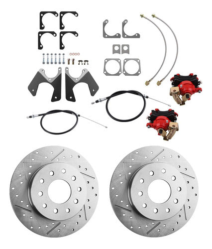 Kit Conversión Frenos Disco Trasero Chevrolet Camaro 1967