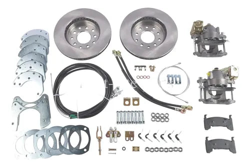 Kit Frenos Disco Trasero Ford 8  9  Ranurados Perforados