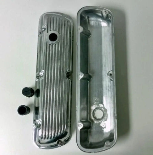 Tapas de Punterías Aluminio Con Aletas Con Respiradero Ford 289 302 351W Windsor
