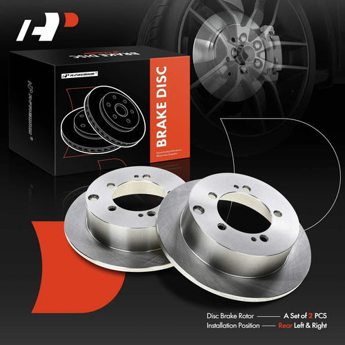 Discos Freno Trasero Chrysler Sebring Dodge Avenger 95-05