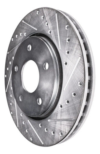 Discos Freno Delantero Ranurados Ford Mustang 2015-2023