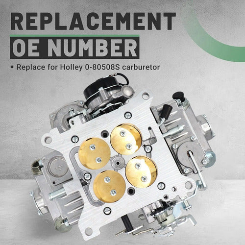 Carburador 4 Gargantas 750 Cfm Secundario Vacío Dodge Plymouth Chrysler 383 400 440