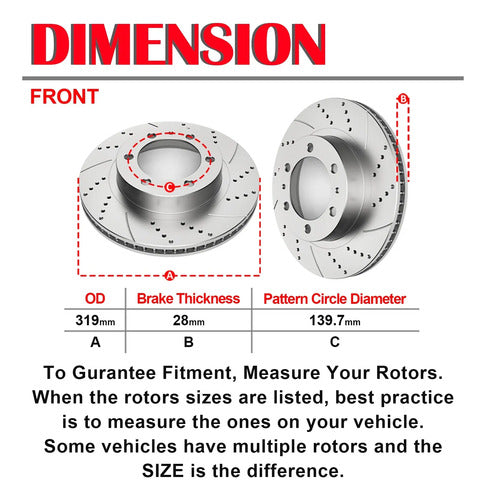 Kit Frenos Discos Toyota 4runner Tacoma Fj Cruiser