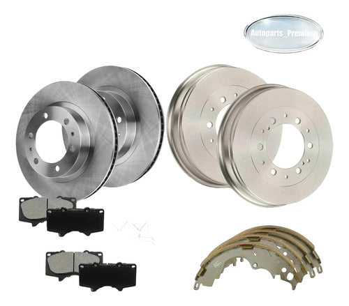 Kit Frenos Discos Tambor Balatas Toyota Tacoma 2005-2021