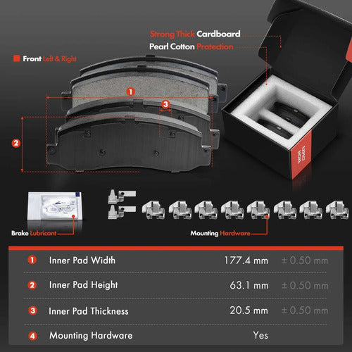 Kit Frenos Discos Perforados Ford F-250 Super Duty 08-12