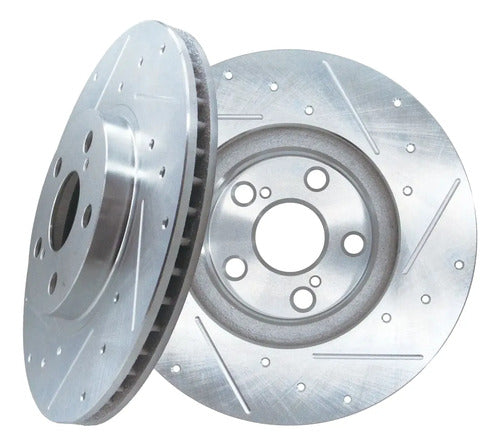 Discos Freno Perforados Toyota Celica Corolla Matrix 03-08