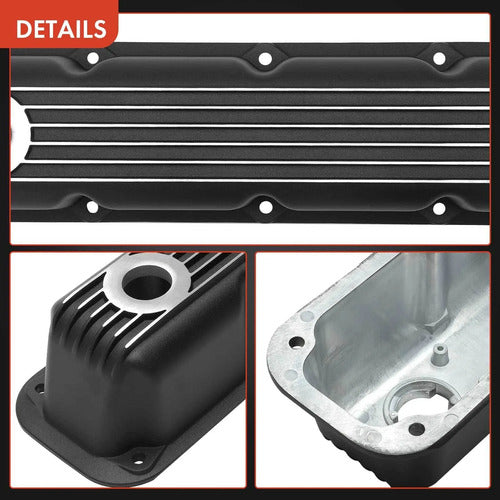 Tapas de Punterías Aluminio Con Aletas Con Respiradero Dodge Jeep Ram Dakota Durango 5.2