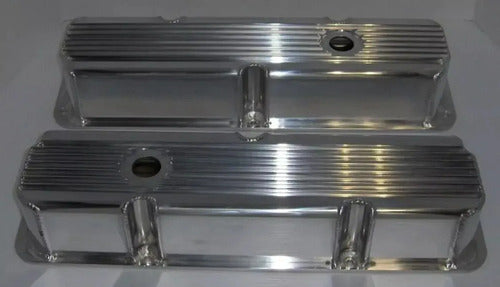 Tapas de Punterías Aluminio Altas Con Aletas Fabricadas Ford FE 352 360 390 428