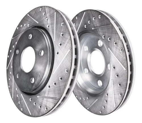 Discos Freno Perforados Dodge Challenger Charger 2005-2023