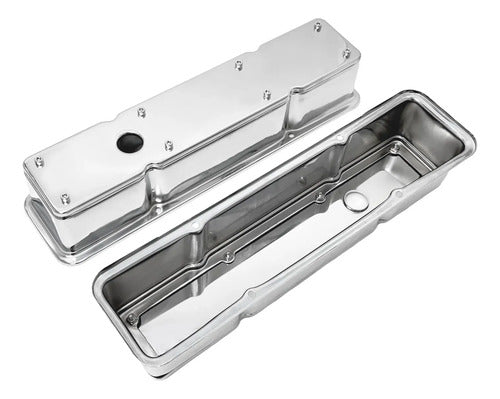 Tapas de Punterías Cromadas 2 Piezas SBC Chevrolet GMC 283 305 327 350 400