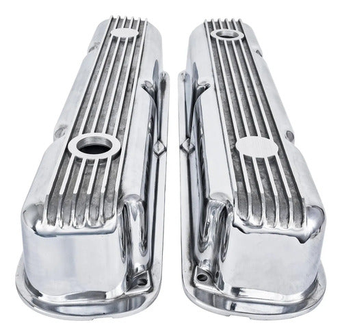 Tapas de Punterías Aluminio Con Aletas Small Block Dodge Plymouth Chrysler 318 340 360