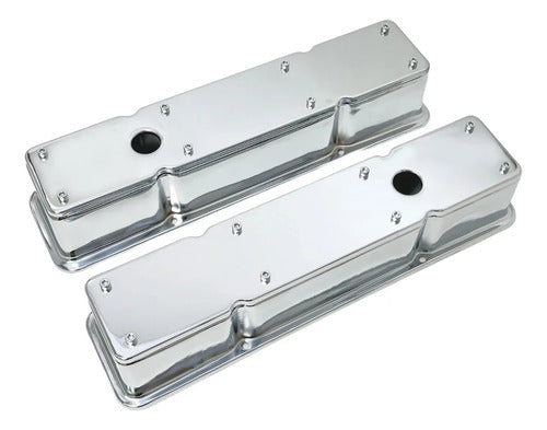 Tapas de Punterías Cromadas 2 Piezas SBC Chevrolet GMC 283 305 327 350 400