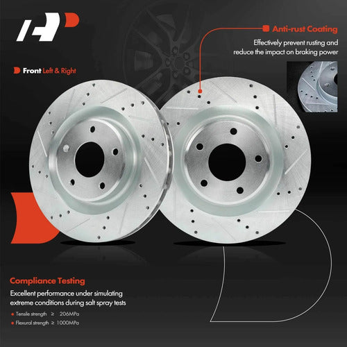 Discos Freno Chevrolet Corvette Cadillac Xlr 2005-2013