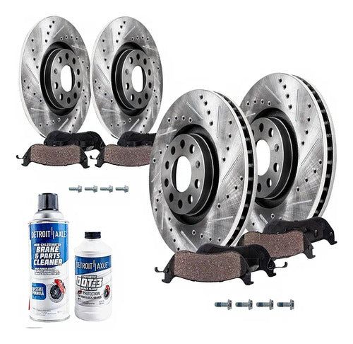 Kit Frenos Discos Ranurados Volkswagen Golf Sportwagen 15-21