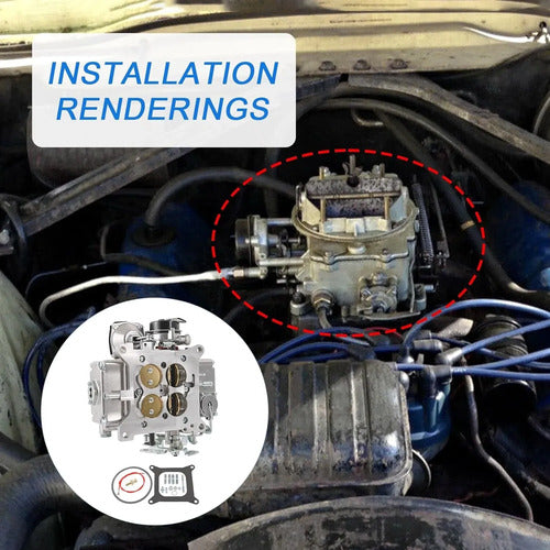Carburador 4 Gargantas 600 Cfm Ford F-250 F-350 F-150
