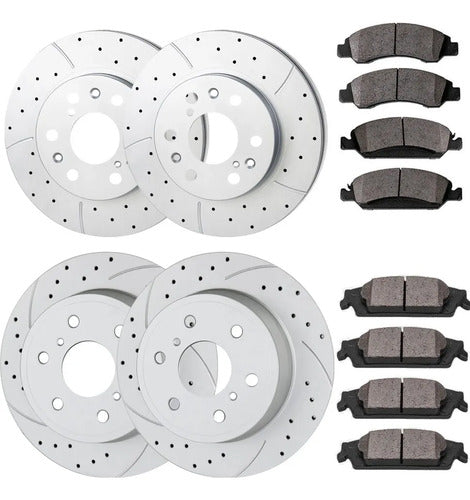 Kit Frenos Chevrolet Avalanche Tahoe 2007-2013 Ranurados