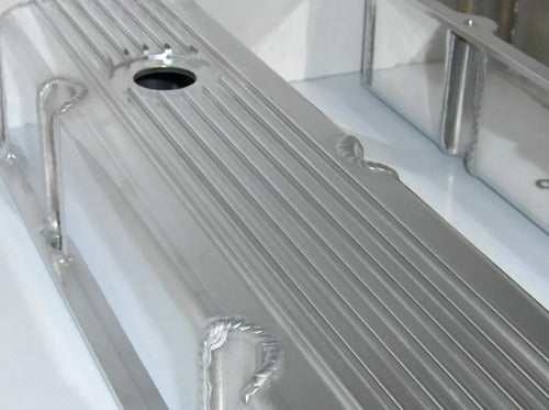 Tapas de Punterías Aluminio Altas Con Aletas Fabricadas Ford FE 352 360 390 428