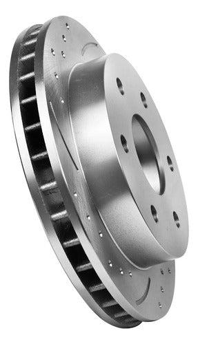Kit Frenos Perforados Gmc Yukon Chevrolet Tahoe 1995-2000