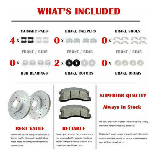 Kit Frenos Discos Toyota 4runner Tacoma Fj Cruiser