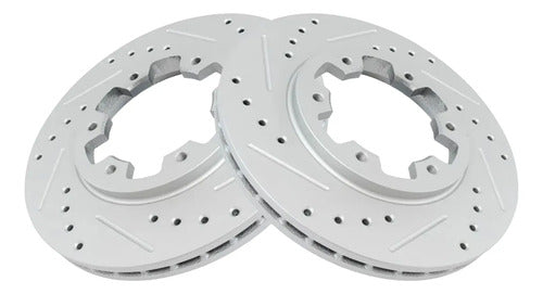 Discos Freno Delantero Ranurados Nissan Frontier 1998-2002
