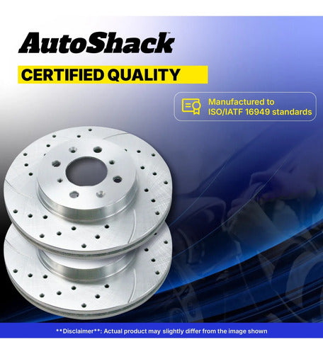 Discos Freno Ranurados Perforados Nissan Versa 2007-2012