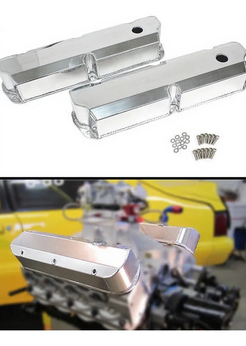 Tapas de Punterías Cromadas Cortas Fabricadas Ford 289 302 351W Windsor