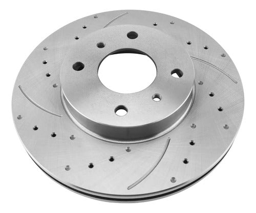 Kit Frenos Discos Ranurados Nissan Altima Sentra 1993-2006