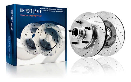 Kit Frenos Discos Ranurados Ford F-150 E-150 1994-1996