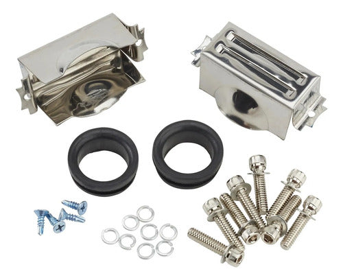 Tapas de Punterías Aluminio Cortas Con Aletas SBC Chevrolet GMC 283 305 327 350 400