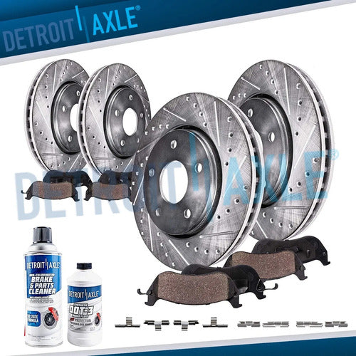 Kit Frenos Discos Ranurados Dodge Ram 1500 Durango 2002-06