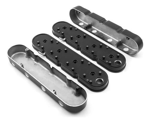 Tapas de Punterías Aluminio 2 Piezas LS Chevrolet GMC 6.0 LQ4 Silverado Sierra 2500 3500