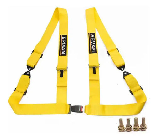 Cinturon O Arnes De Seguridad 4 Puntos Racing Carreras Autos