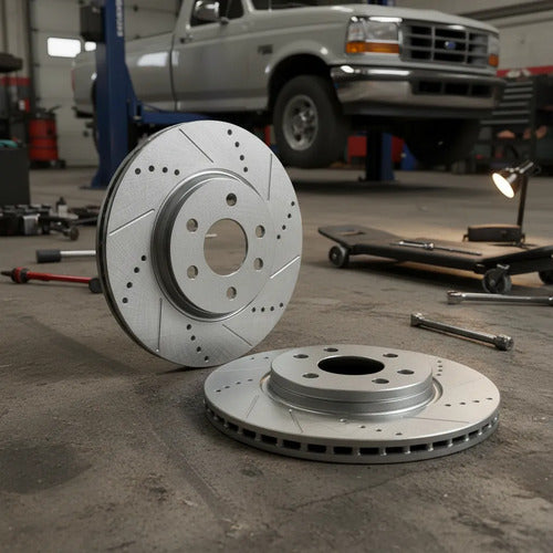 Discos Freno Delanteros Ranurados Ford F-250 1995-1999