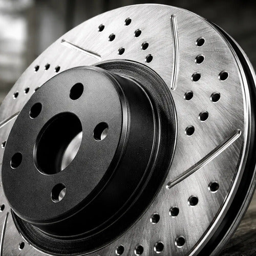 Discos Freno Traseros Ranurados Ram 1500 Dodge 2002-2023