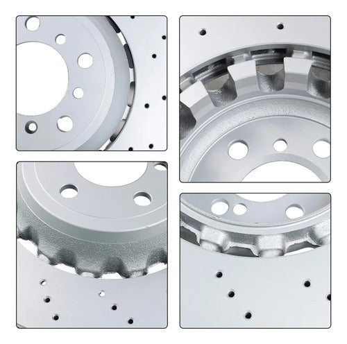 Discos Freno Bmw M3 M4 M2 2015-2020 Delantero Trasero