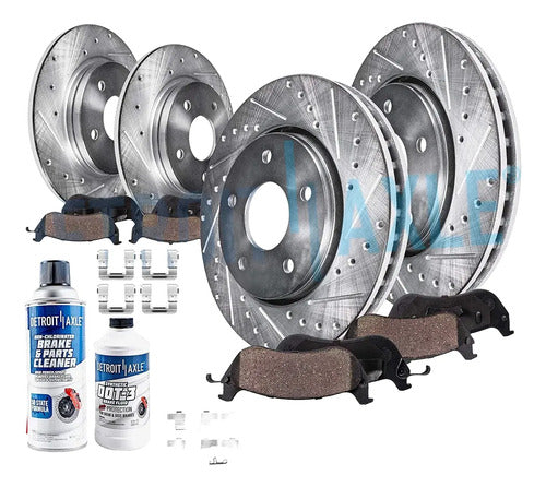 Kit Frenos Discos Ranurados Subaru Legacy 2002-2004