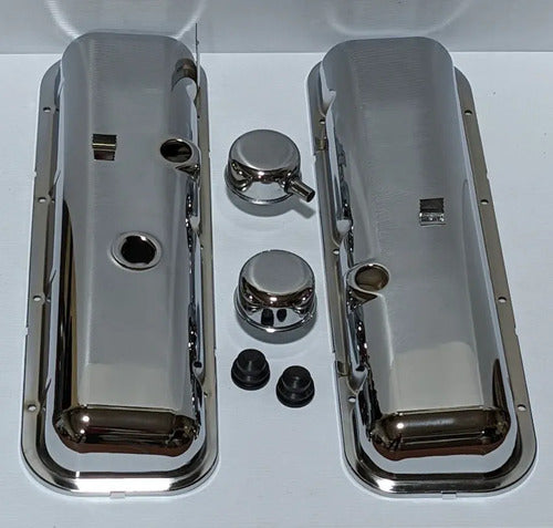 Tapas de Punterías Cromadas Con Respiradero BBC Chevrolet GMC 396 427 454
