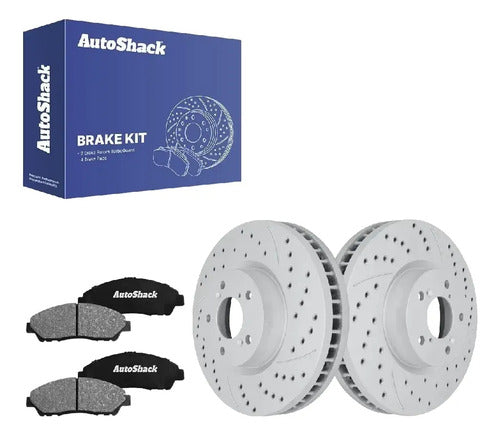 Kit Frenos Discos Ranurados Honda Pilot 2009-2015